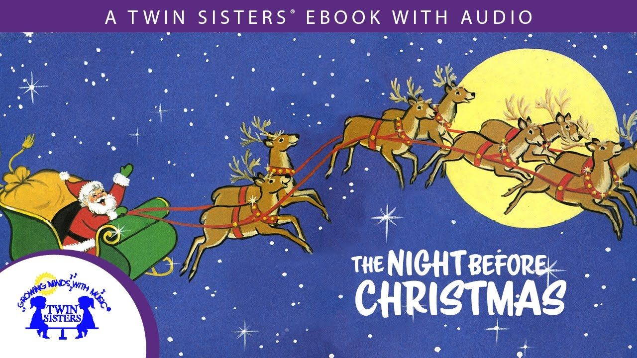 Twas The Night Before Christmas - Un libro electrónico de las hermanas gemelas con audio
