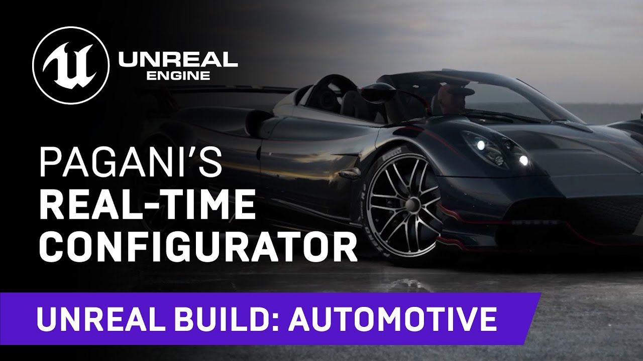 Le configurateur en temps réel de Pagani | Unreal Build : Automobile 2021